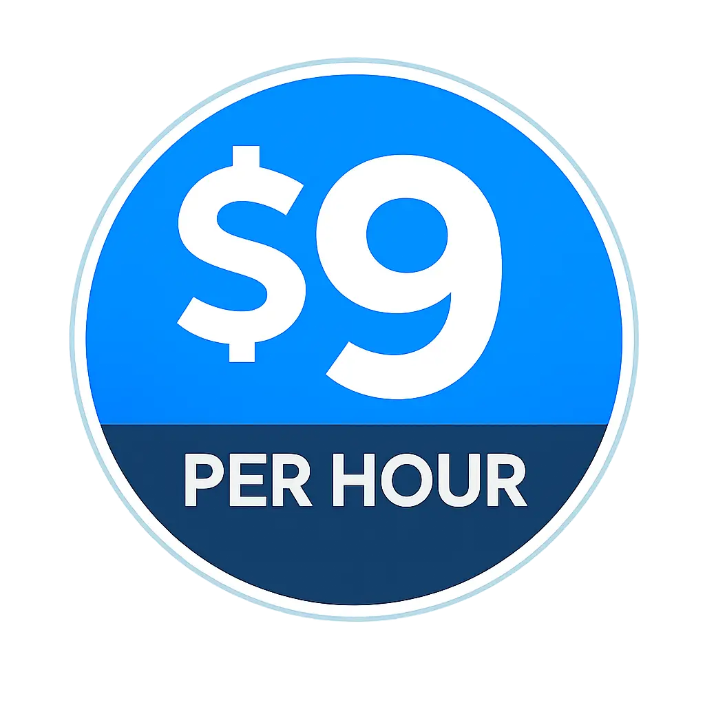 Virtual Assistant $9 per hour